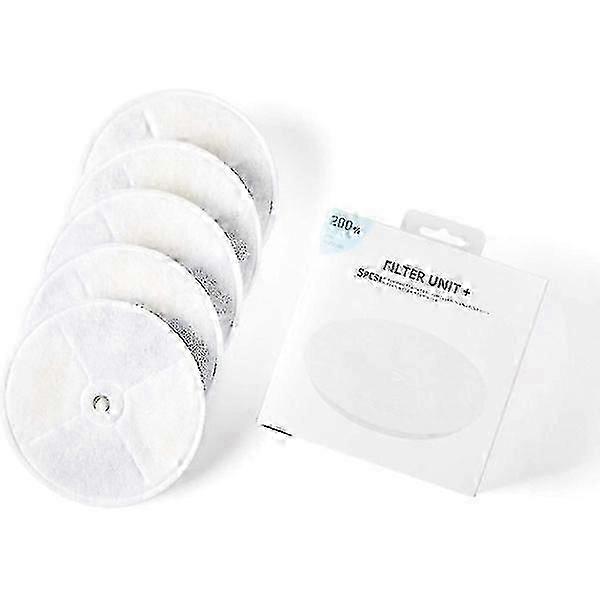 Filter cartridge set of 5 designed for use with various models of water dispensers, compatible with certain premium brands like Eversweet 2.