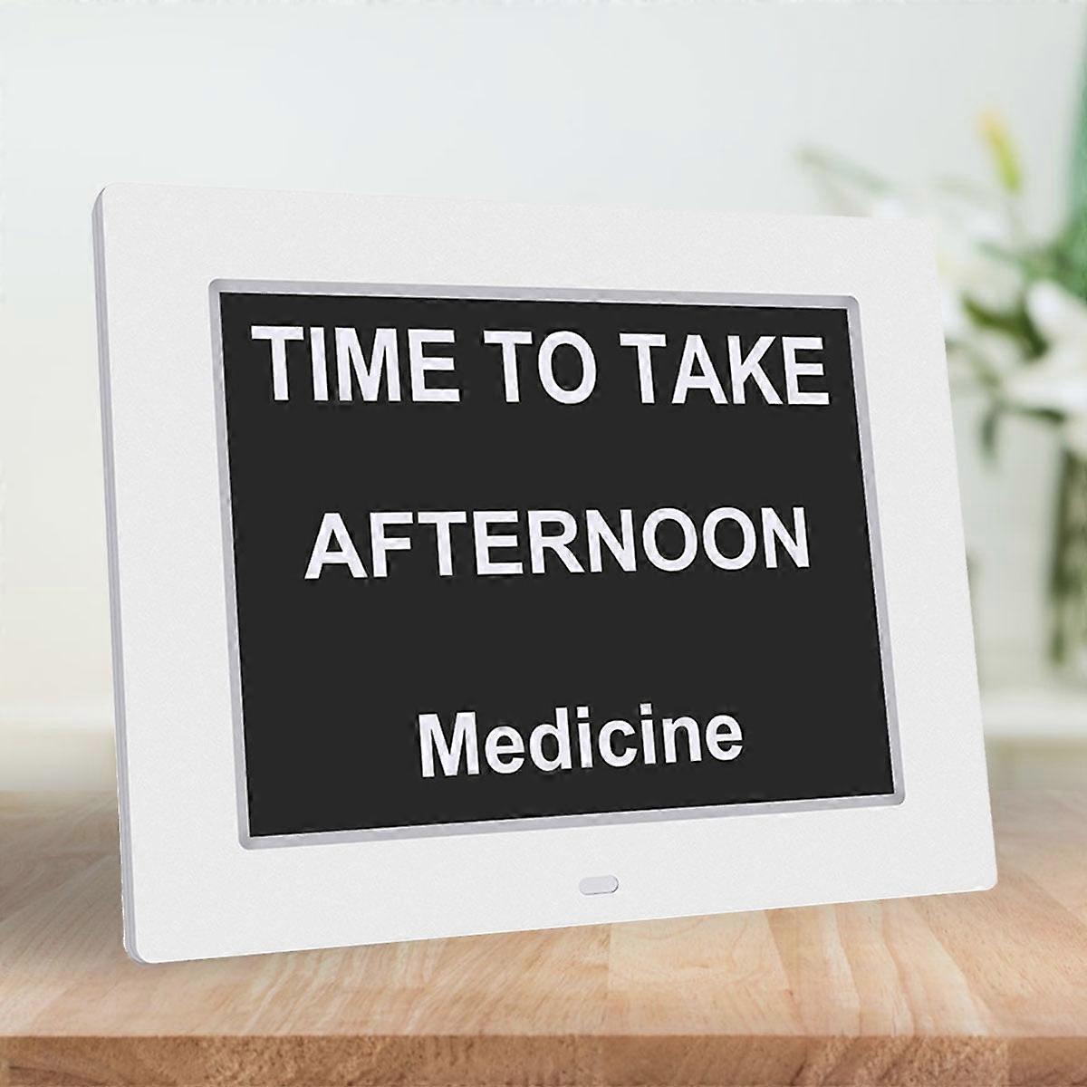 Digital Day Calendar Clock, Multifunctional Extra Large Display for Seniors, Compatible with Dementia Care, 5 Alarms & Medication Reminders