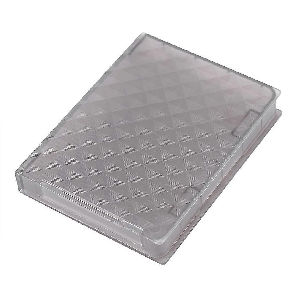 2.5" Hard Case HDD SSD Anti static Disk Storage Box Shockproof Dust proof NOn slip Gray (Not Inclube Hard Disk)
