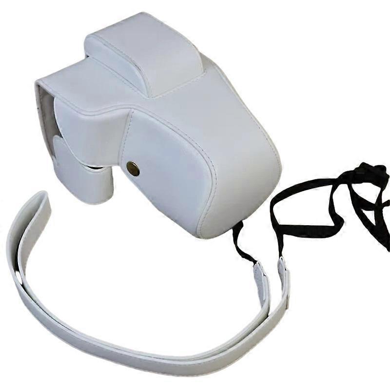 Camera Bag for Canon EOS 200D 250D(200D II), Retro PU Leather Digital Camera Anti-scratch Protective