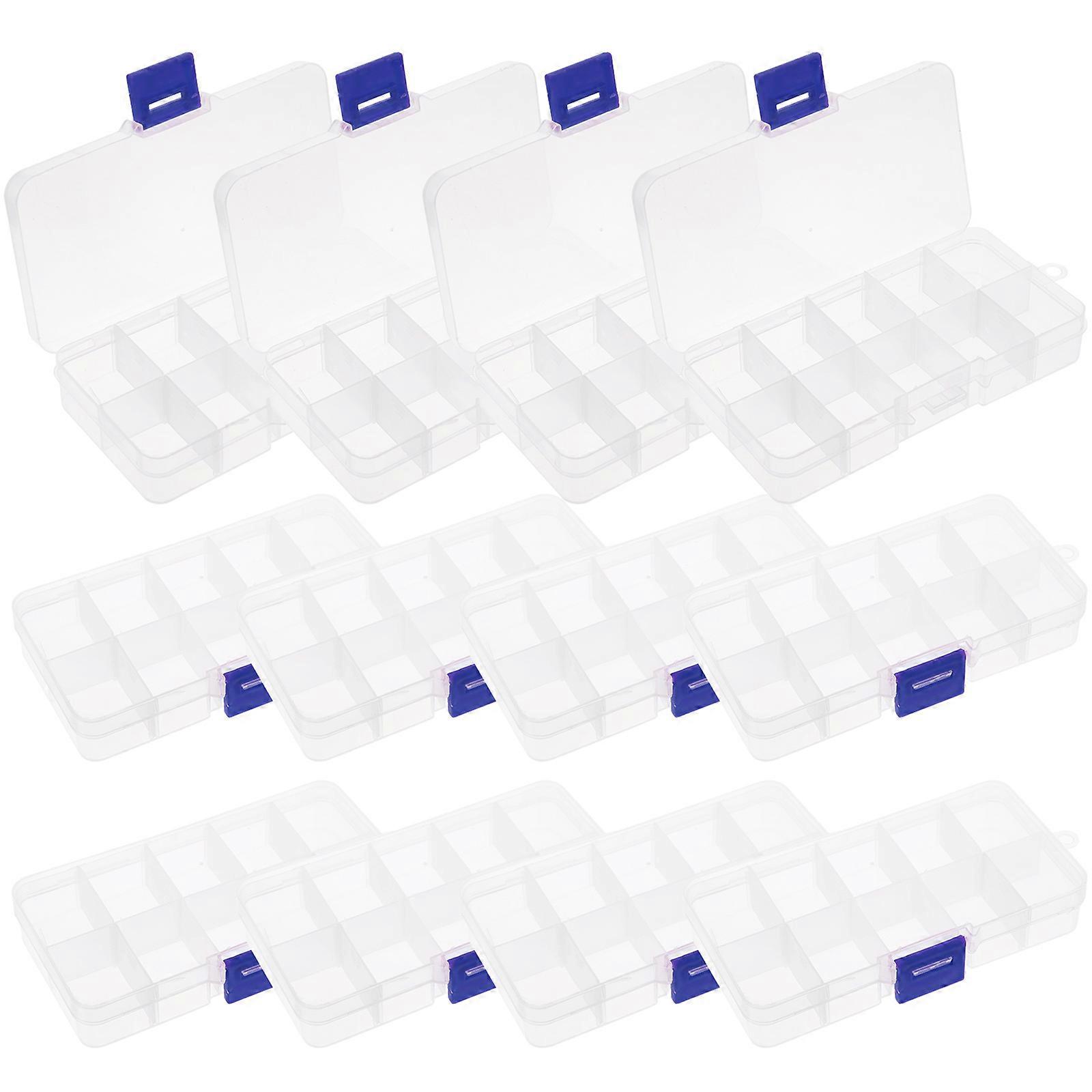 Desk Storage Pcs Makeup Organization Box For Daily Necessities Home Use Rectangular Blue Durable Use