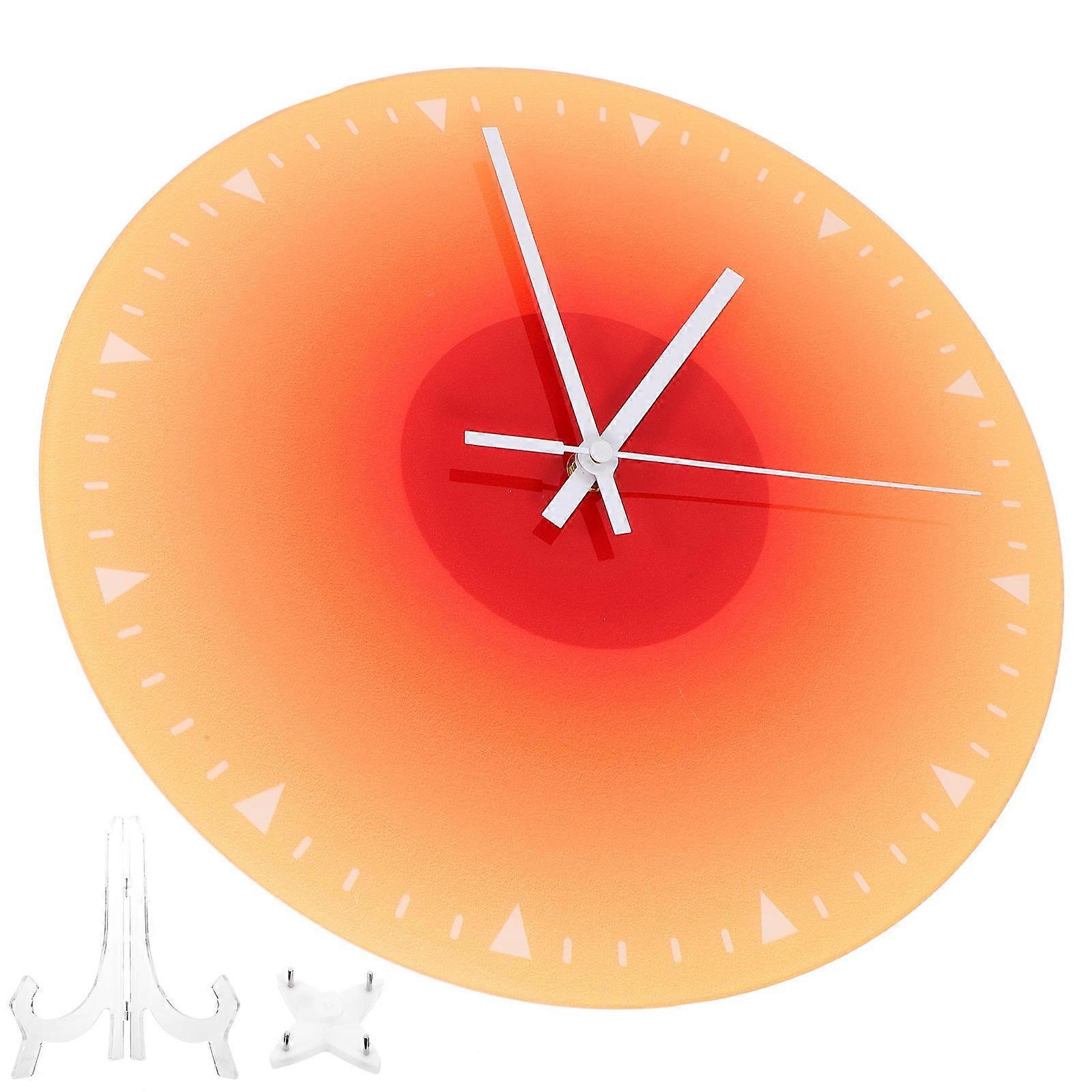 Circular Wall Clock Versatile Design Bedroom Wall Decoration Time Display 1Pcs