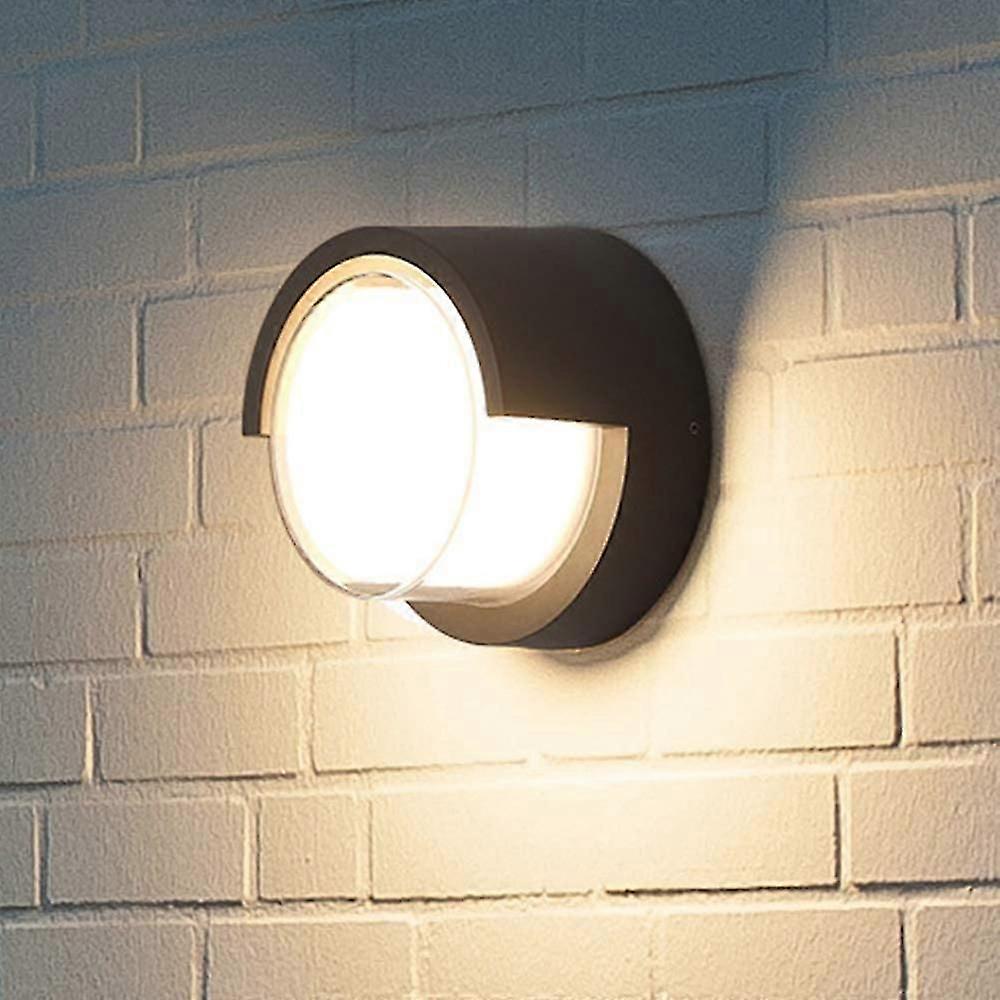 Modern Outdoor LED Wall Light 12W ,Warm White