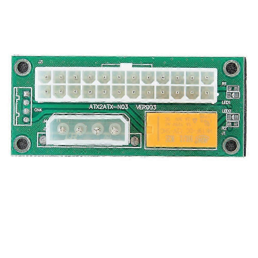 24Pin Dual Power Supply Synchronous Starter Module Cable Wire Extender Board Mining 4PIN