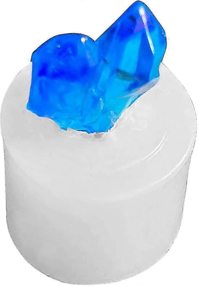 Crystal Cluster Silicone Epoxy Resin Mold DIY Craft Project 8 Pieces (Random Style)