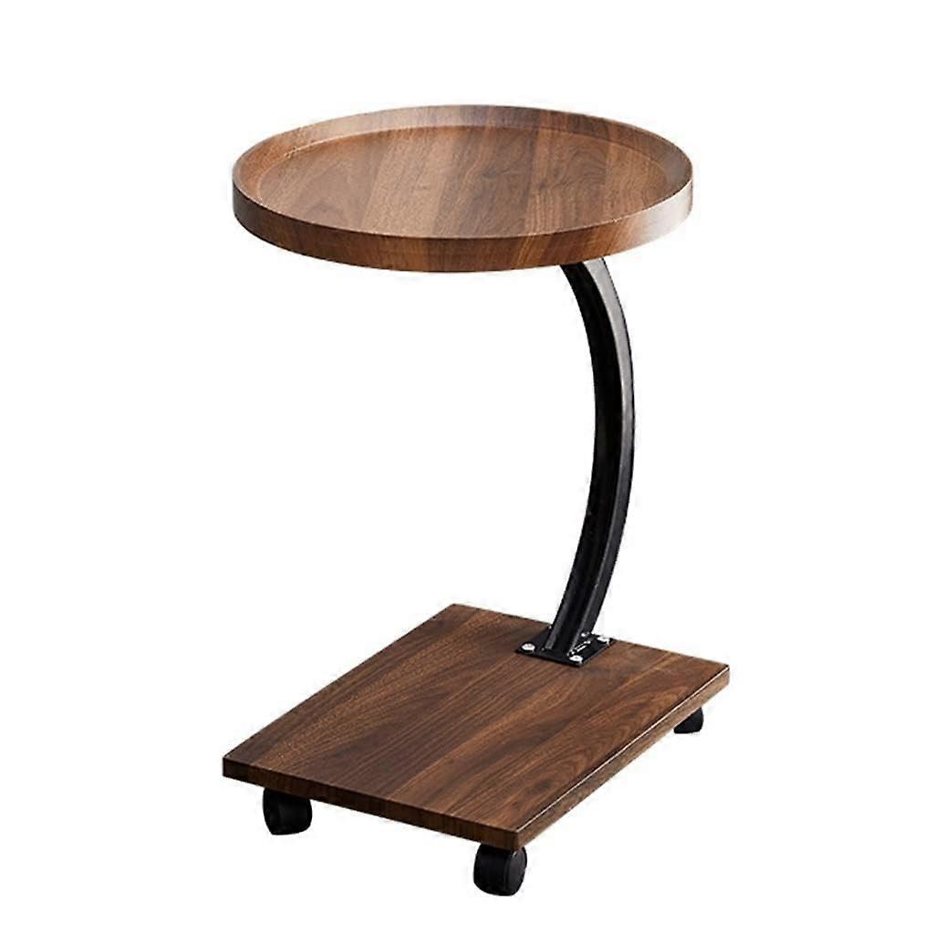 C-shaped side table sofa side table suitable for bedroom living room office small space coffee table round