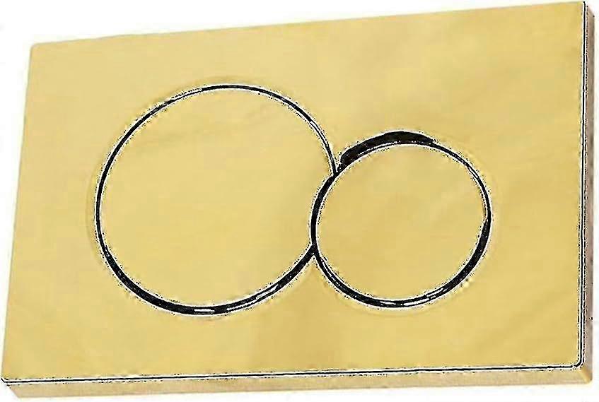 Plaque de commande double Geberit Sigma01 2025, finition chromée, 115.770, or