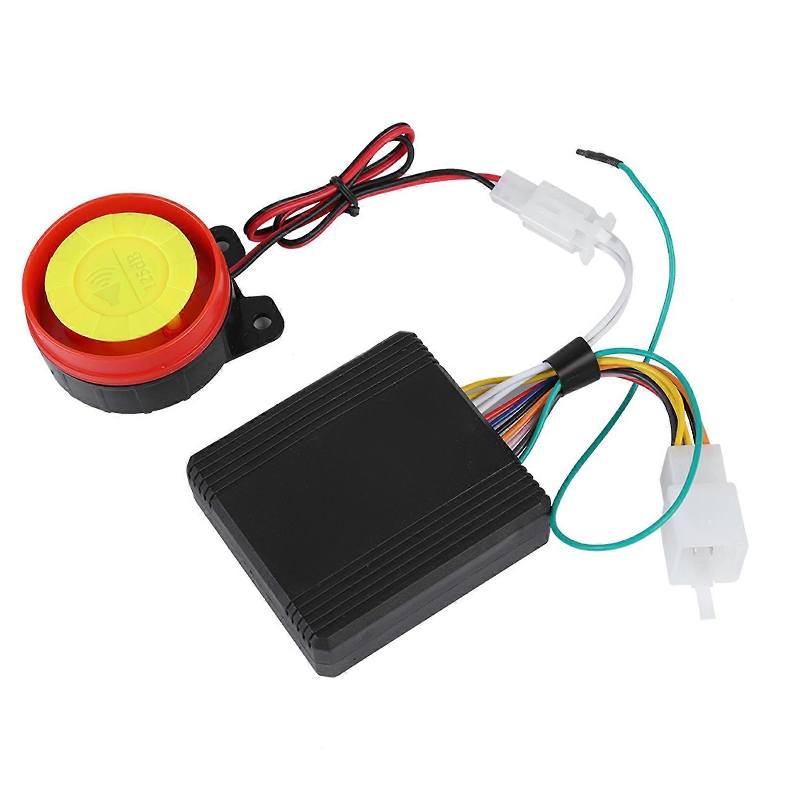 125Db 12V Motorcycle Anti theft Security Alarm System Scooter Double Scooter Remote Control