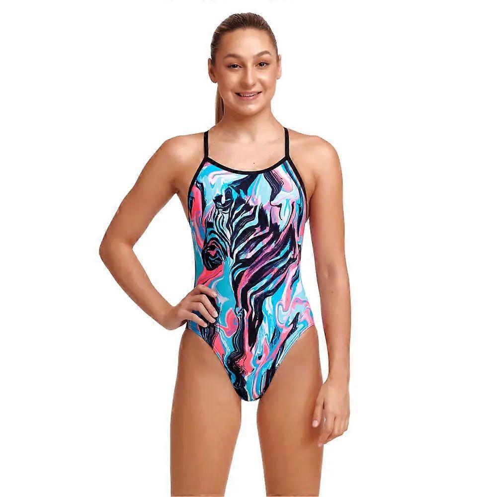 Funkita 女孩自由精神单肩带泳装