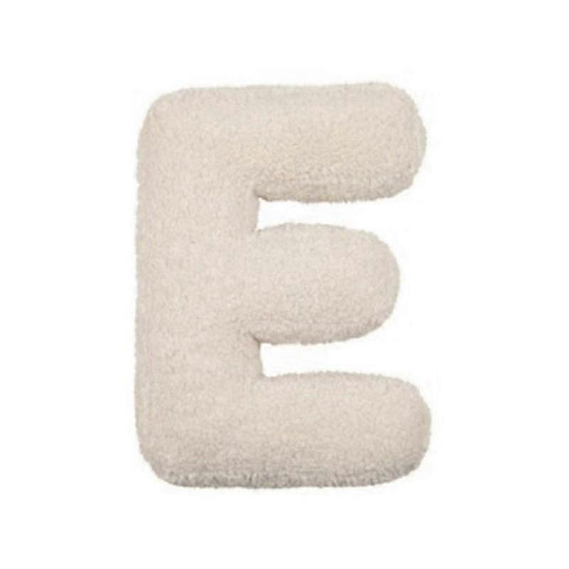 Letter Pillow Throw Cushion Decorative Alphabet Letter E