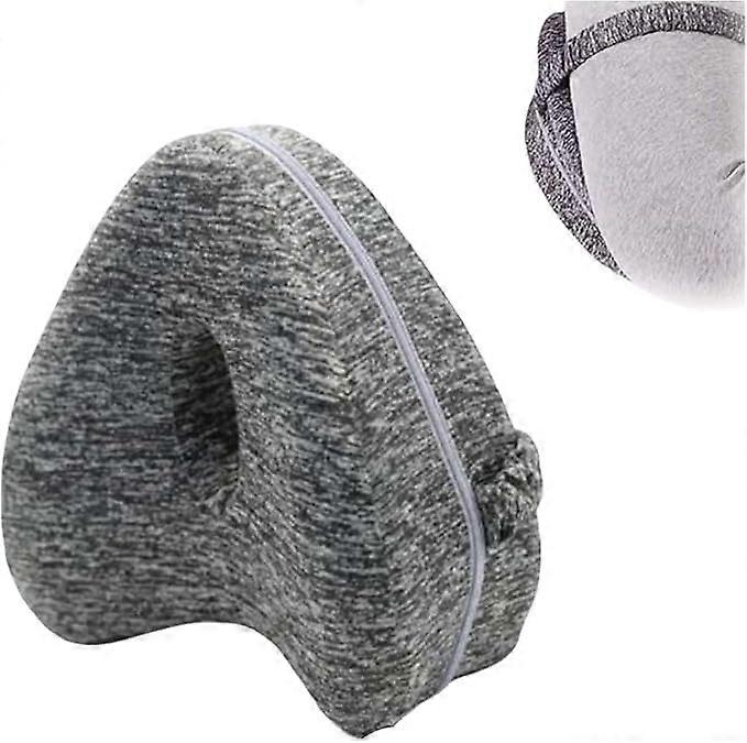 Alignment Pillows For Side Sleepers Hip Alignment Pillow With Adjustable Strap 2025 Orthopedic Memory Foam Grey