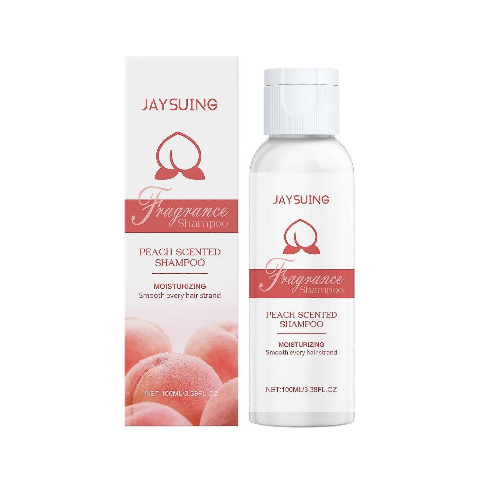 Ladies' White Peach Scented Shampoo Gently Nourishes Dry And Smooth Hair Texture Shampoo