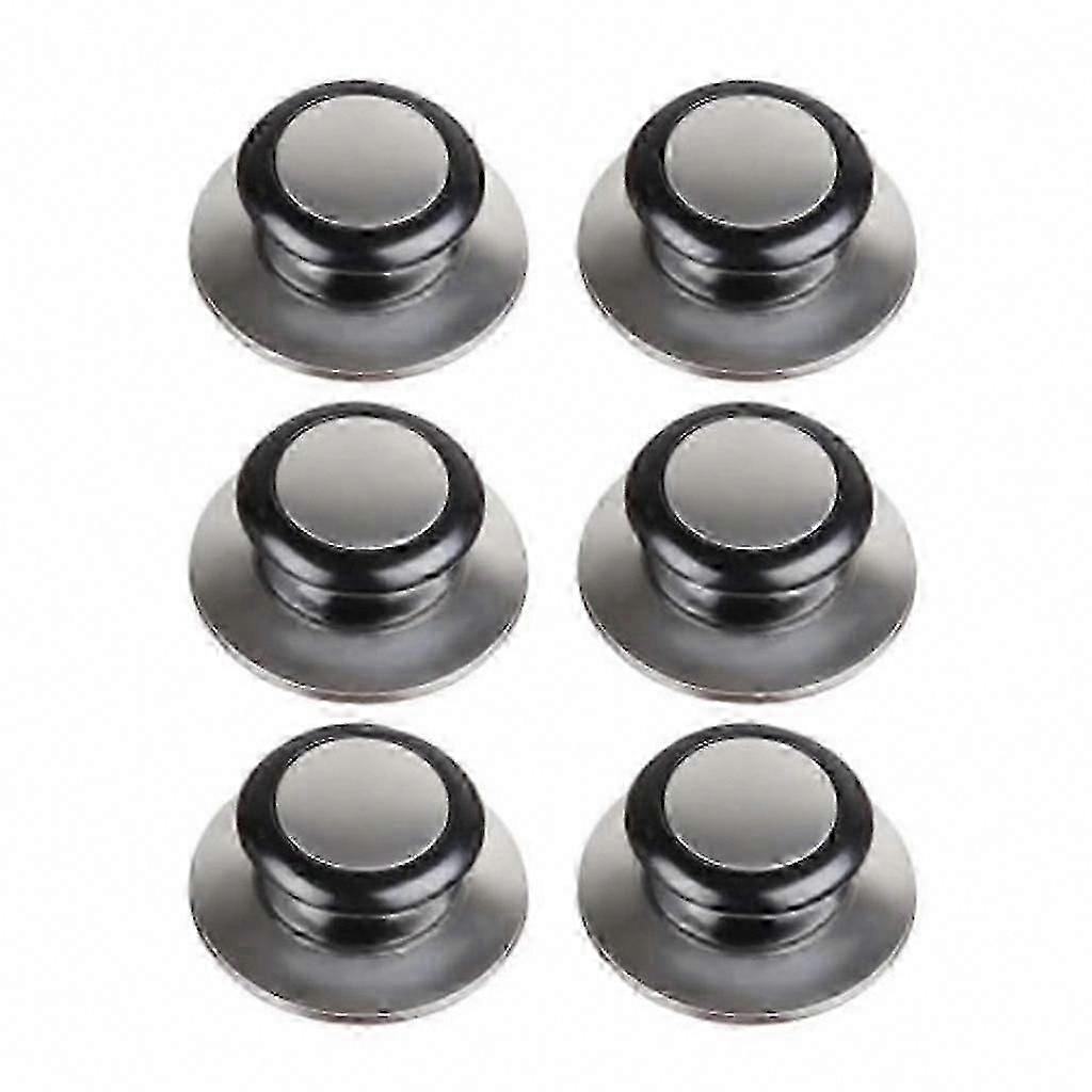 Heat Resistant Bakelite Knobs for Universal Pot Pan Lid Handles, 6-Piece Cookware Replacement Set