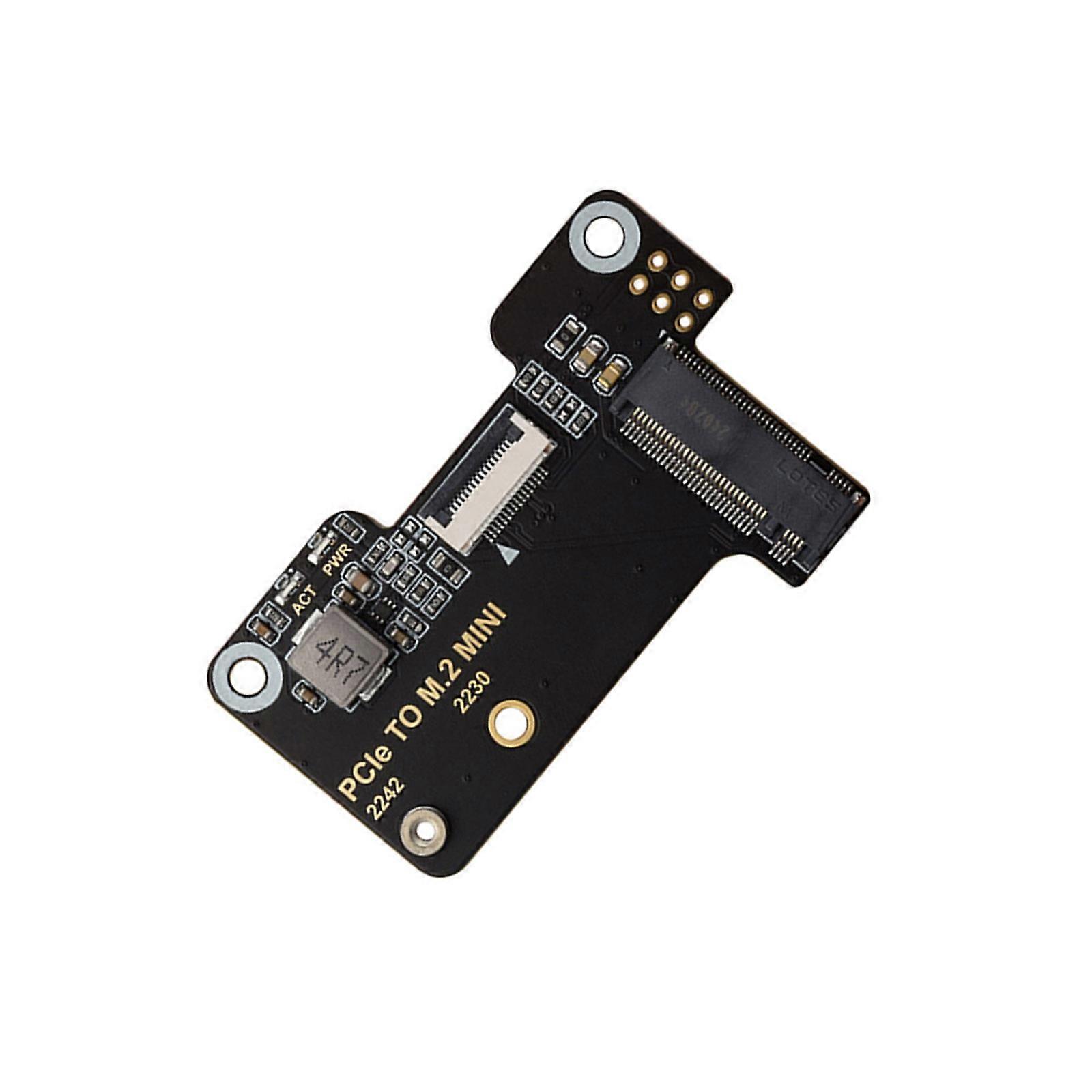 M.2 NVMe Disk Expansion Board PCIe Gen3 Port Compactly Design Easy Installation Single Board Computers Multicolor