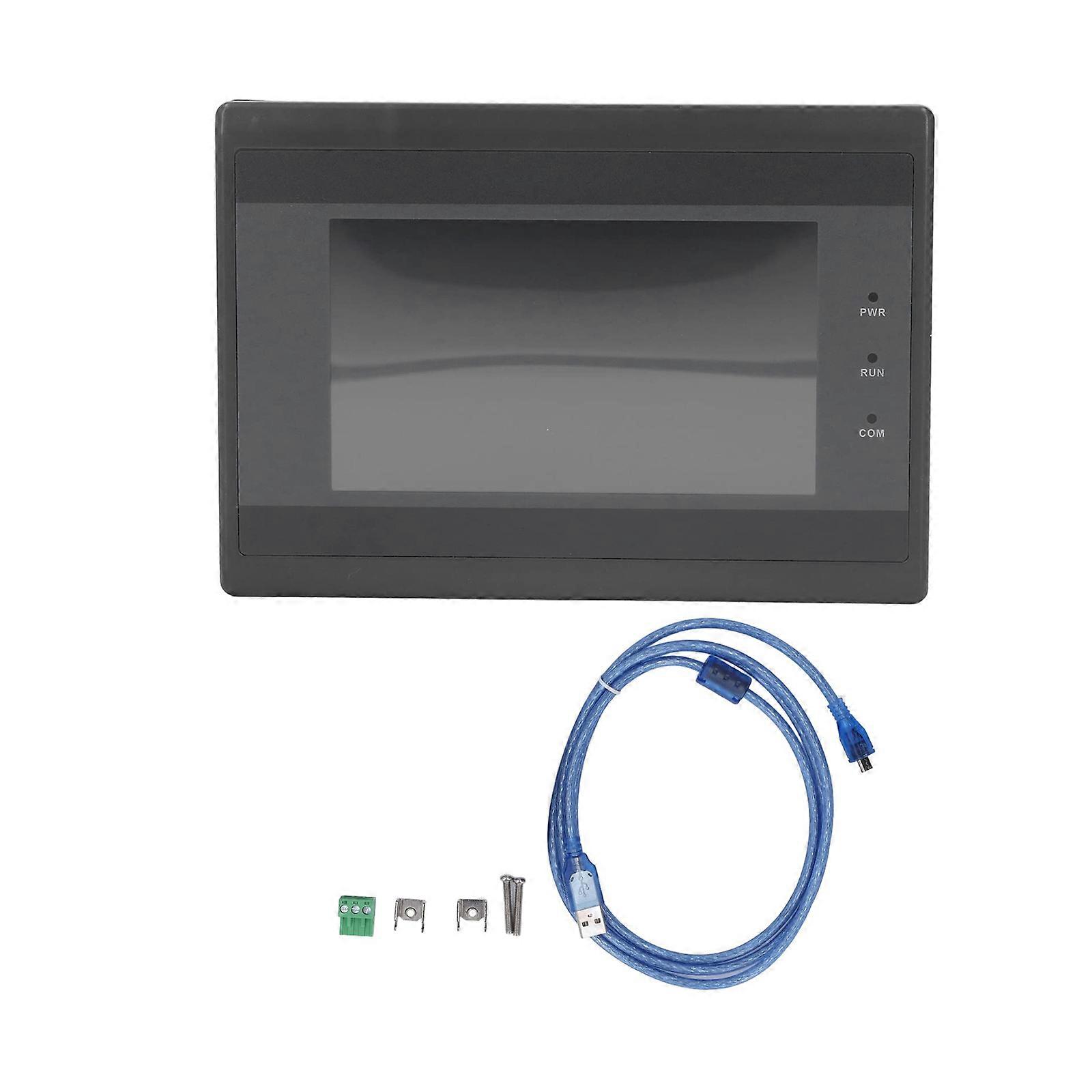 High Response Industrial HMIs 043AP 5.5Inch Display IP65 Front Housing RS485 Customizable Port PLC Communication Multicolor