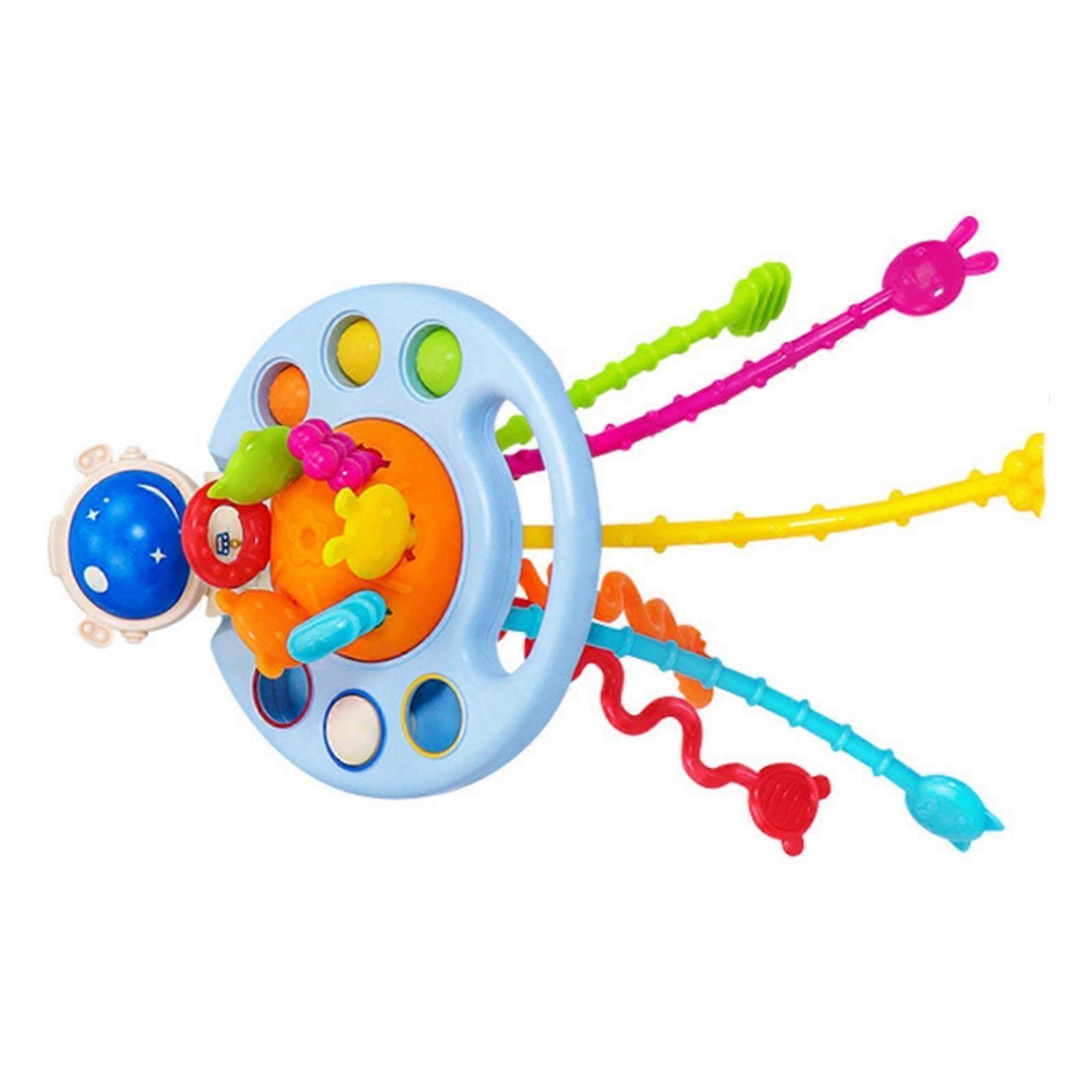 Early Childhood Development Toy Features Fun Push Pull Motions To Boost Creativity And Motor Skills  Blue space