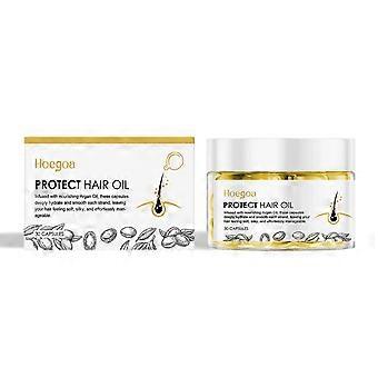 Hoegoa Moroccan Hair Care Essential Oil Capsules Improve Dry And Frizzy Hair Texture, Making It Smooth And Moisturizing