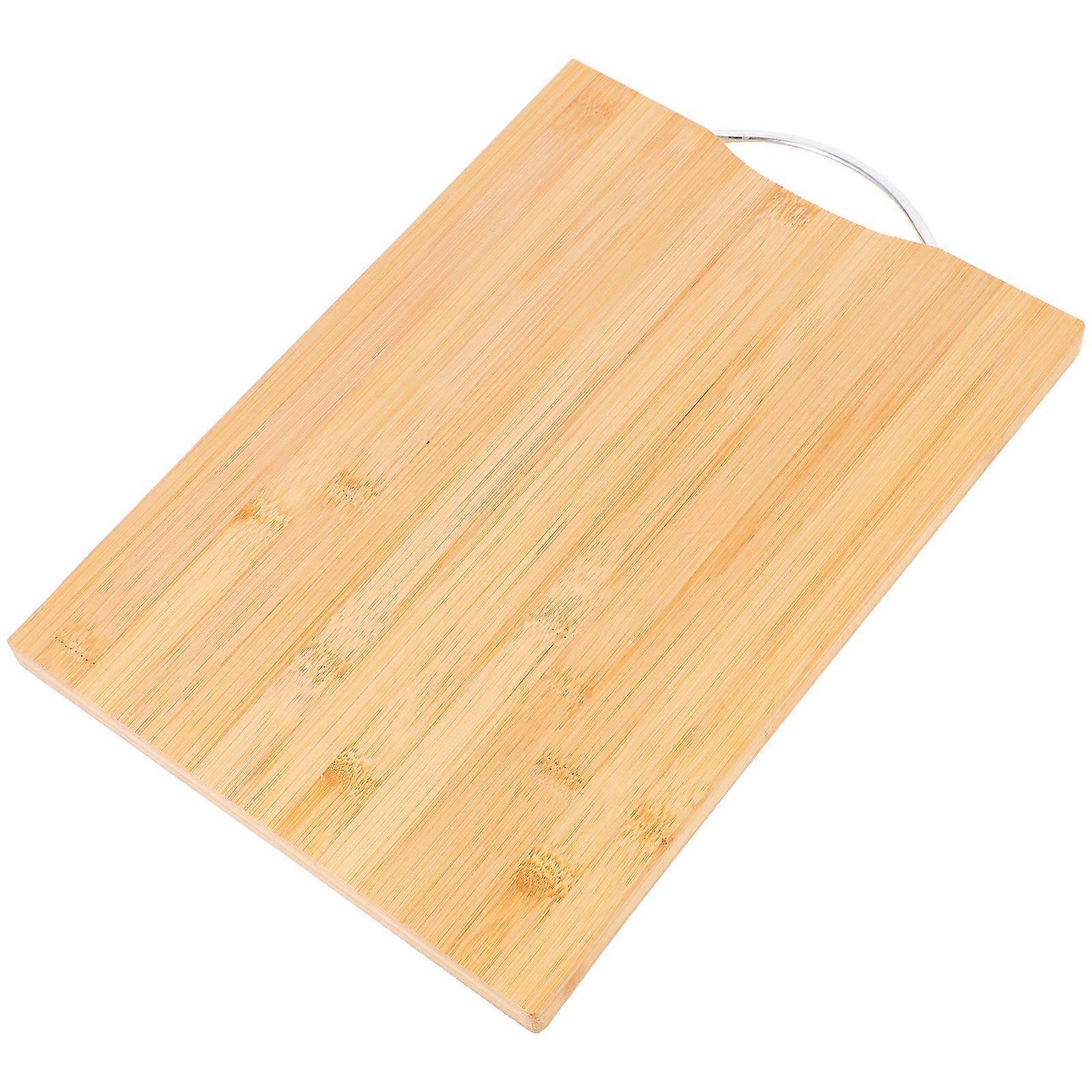 Khaki Bamboo Cutting Board for Fruit and Meat Cutting