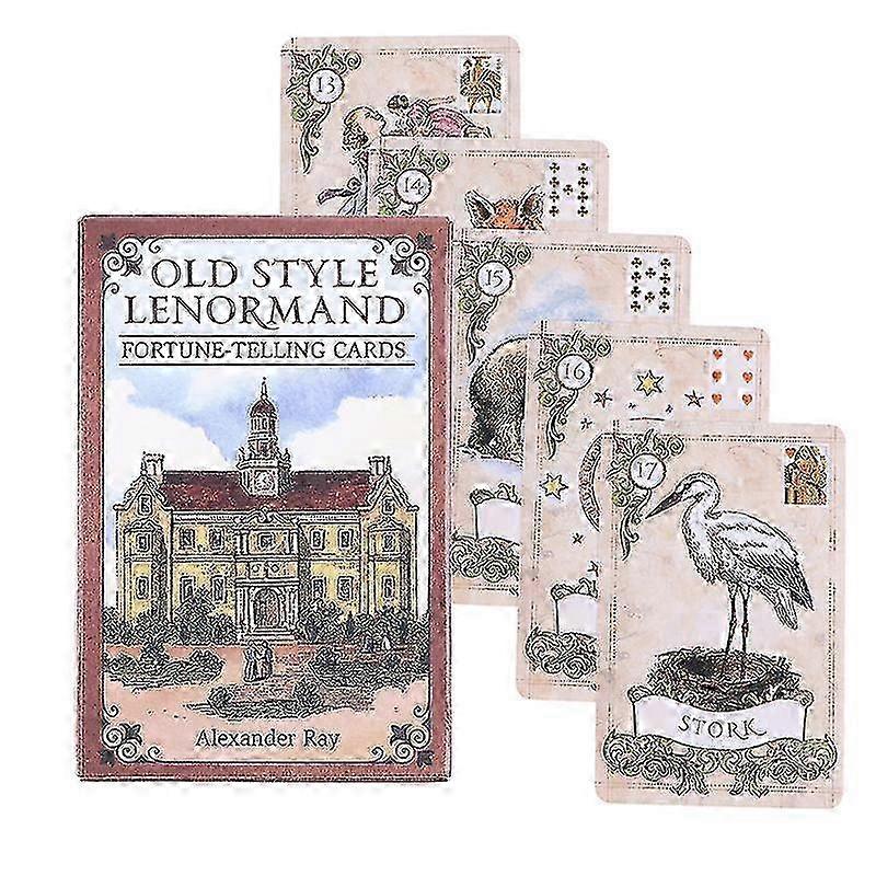 Old Style Lenormand Oracle Card Tarot Card Party Prophecy Divination Board Game