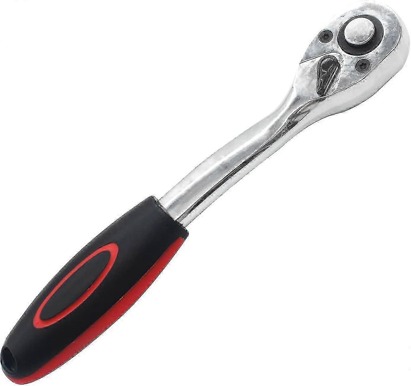1/2" Reversible Ratchet Rotary Ratchet With 72 Cv Steel Teeth Non-slip Push Button Trigger-QJWL