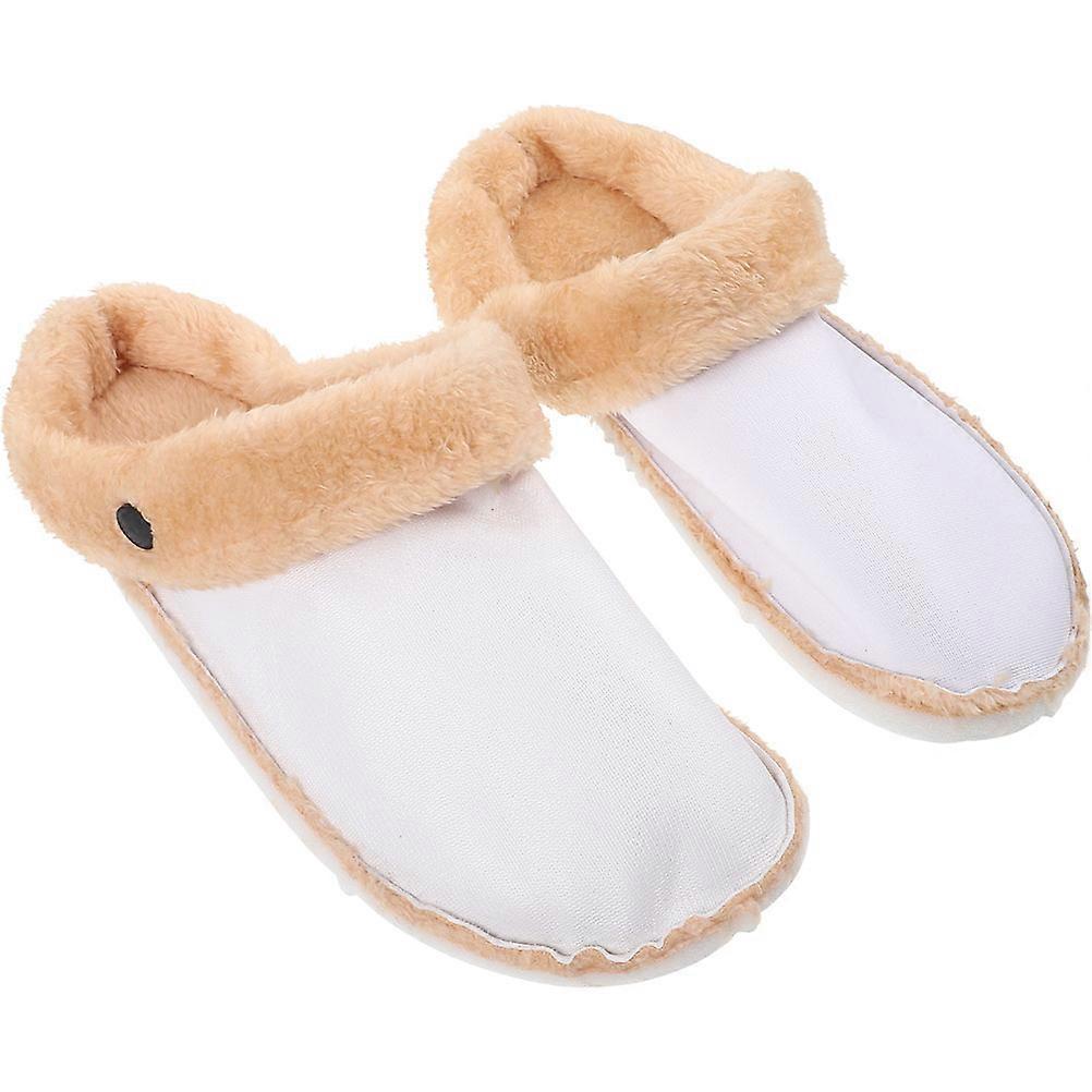 1 Pair Winter Shoe Inserts Plush Shoe Inserts Detachable Shoe Insert Warm Shoe Inserts for Hole Shoes