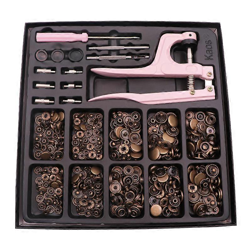 DIY Craft Tool Brass Button Installation Kit: Snap Fastener, Concealed Fastener, and Mother-and-Sister Fastener Installation Tool