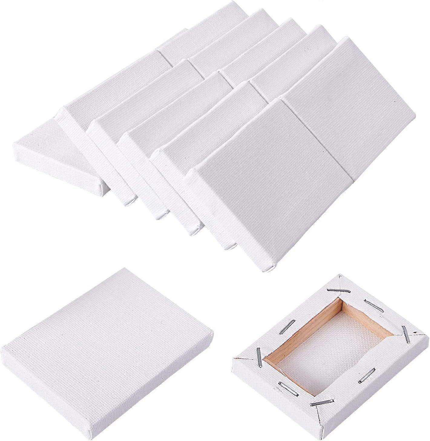 15 Packs Mini Canvas Panel 7x5cm Painting Sketchpad Wooden Sketchpad Drawing Board for Painting Craft Drawing