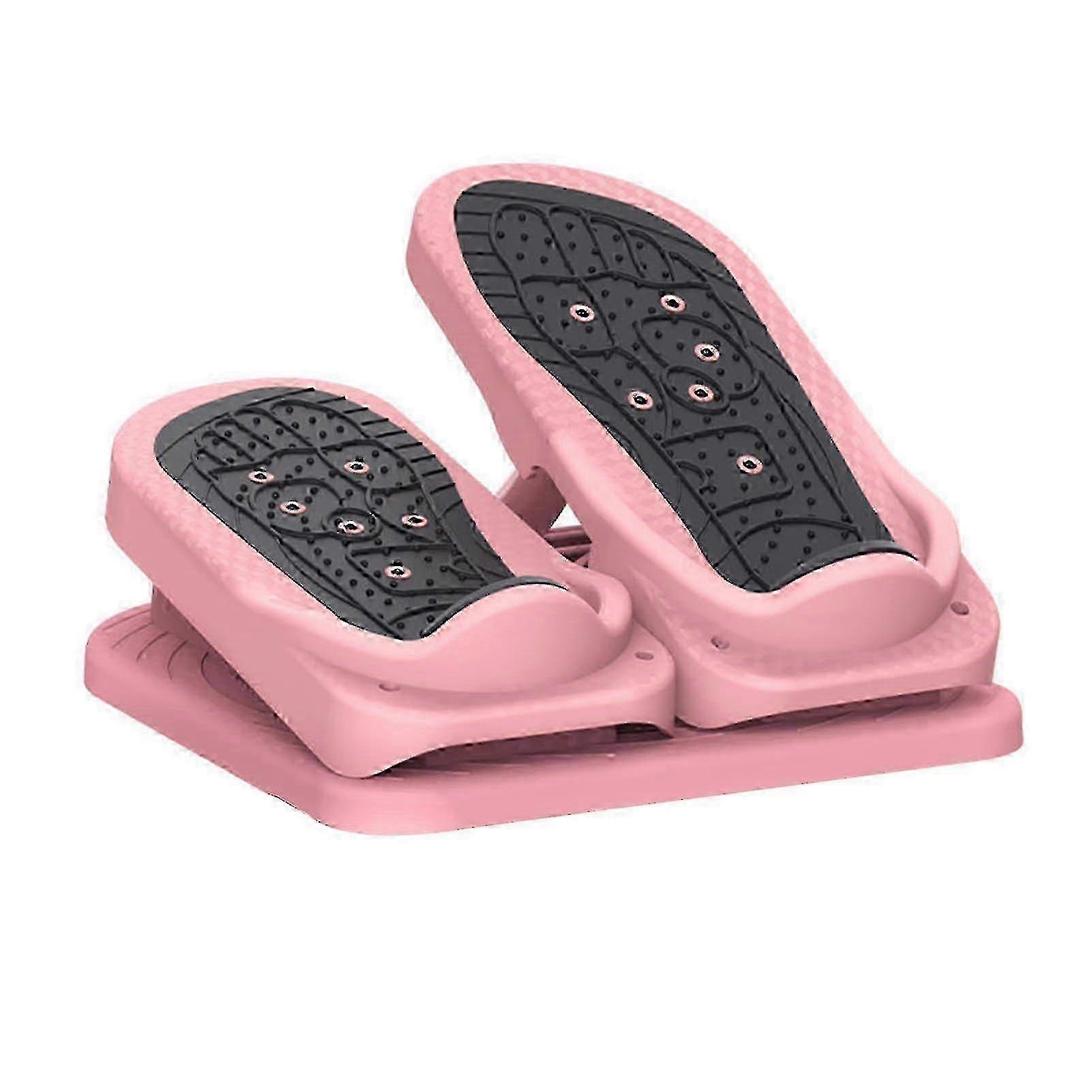 2in1 Foldable Calf Stretcher and Foot Stepper Exercise Machine, Pink