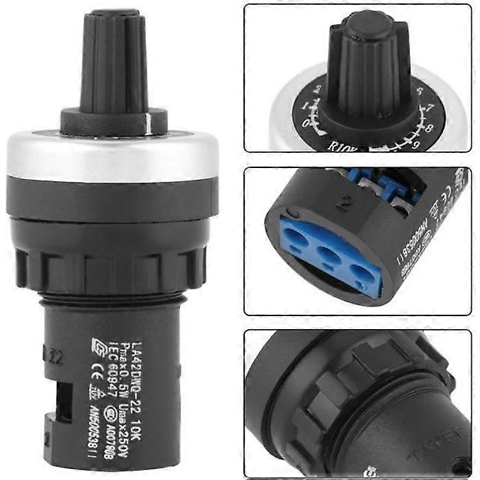 10k potentiometer - VSD - VFD - Panel mount - Rotary adjustment - High quality