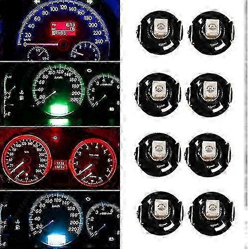 10 Pcs 12V T4.2 LED Bulbs for Car Instrument Dashboard Lights