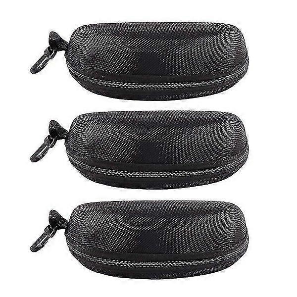 3-piece Glasses Case with Zipper