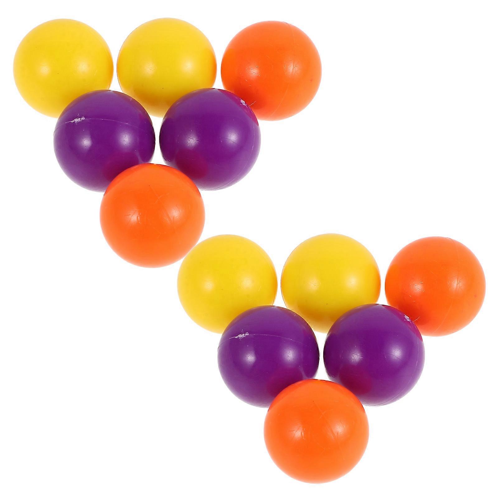 Replacement Balls for Games Solid Color Marbles Plastic 72Pcs Assorted Colors