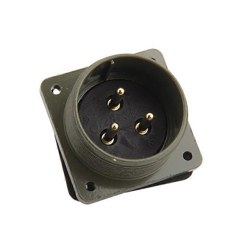 MS3102 283P Military Standard Aviation Connector 3Pin Reliable Electrical Socket Plug