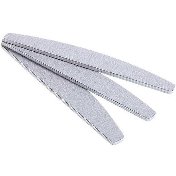 10-pack Half moon zebra - 120/180 - Nail file