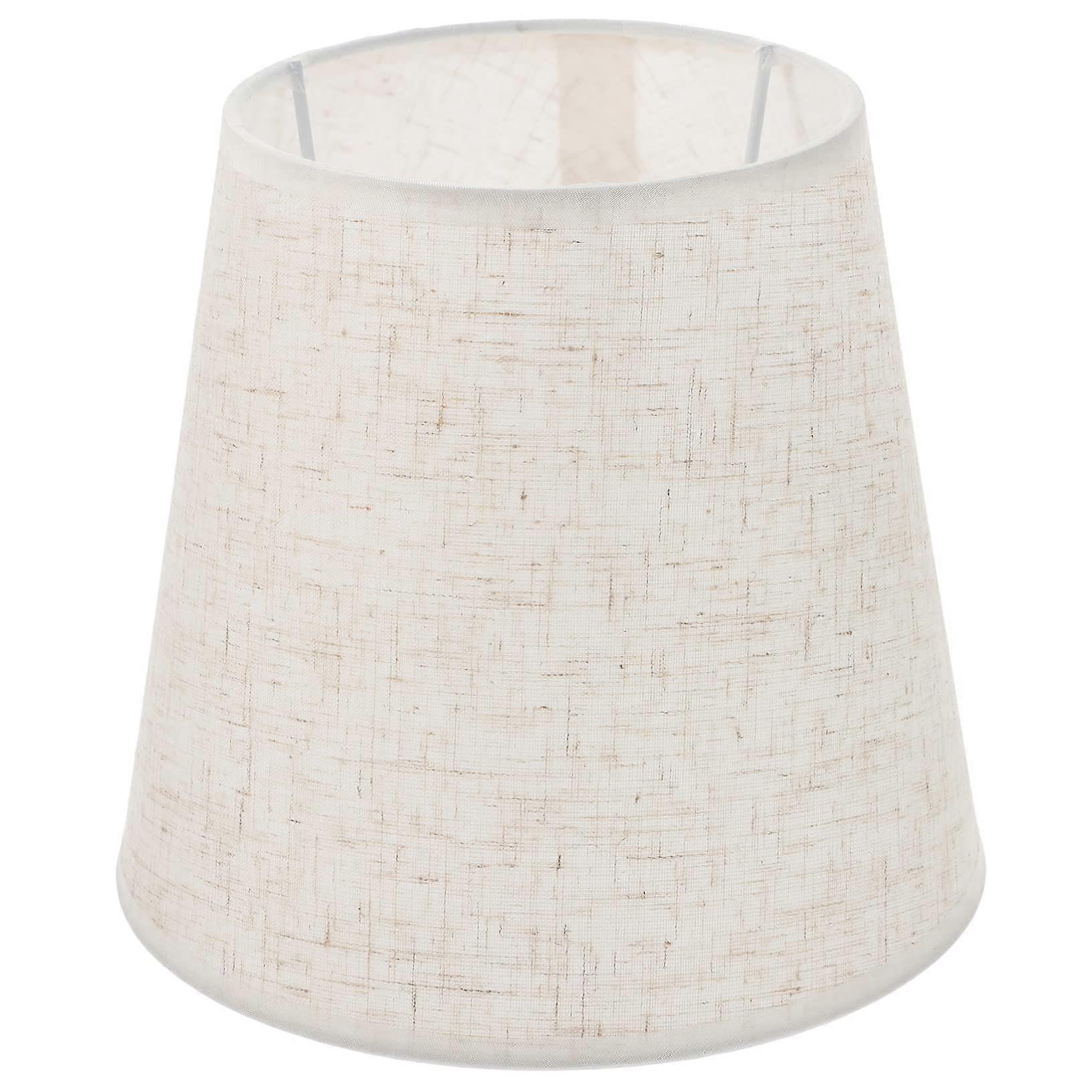 Small Fabric Lamp Shade for Bedroom, Linen Table Lamp Shade, Soft Light for Bedside or Desk