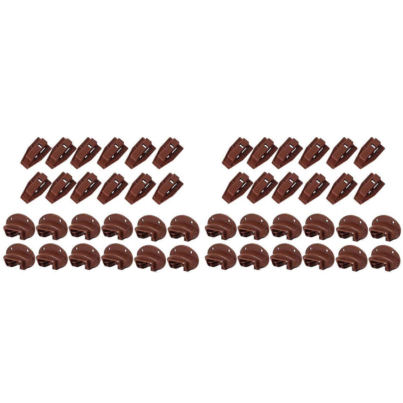 24Sets Drawer Guide Kit,Commercial Slide Style Drawers for Replacement Dresser Drawer Slides Repair Kit with Roller