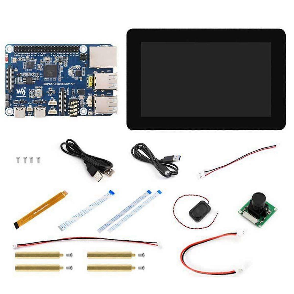 ESP32-P4 Development Board with 7inch Screen 5MP OV5647 Camera Speaker Wi-Fi6/BLE Support Xiaozhi AI