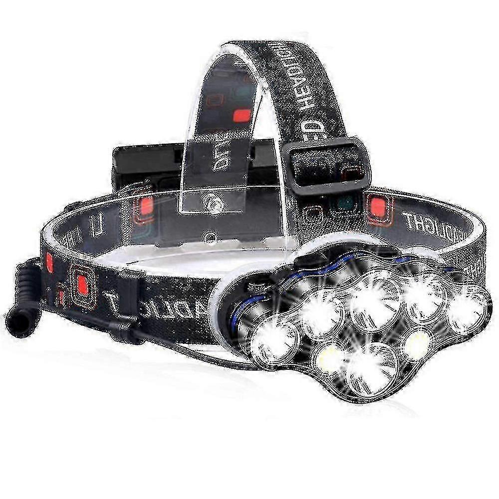 Waterproof Headlamp for Outdoor Work, 40000lm USB Rechargeable