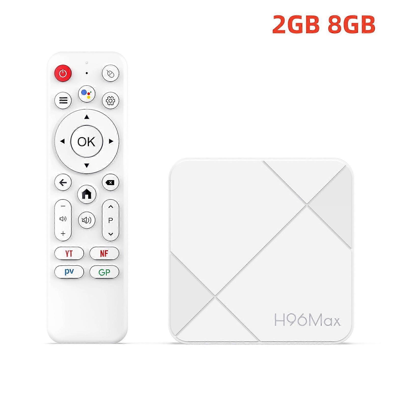 H96 MAX RK3518 Smart TV Box NEW Color  4K Android 14 Rockchip 3518 Quad Core Wifi6 BT5.4 3D Google Voice Assistant Set Top Box