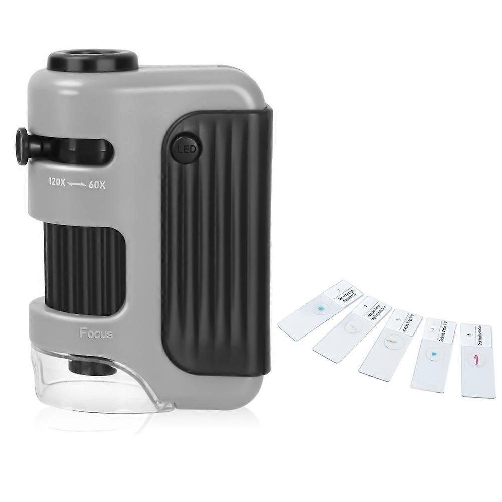 60-120X Microscope Outdoor Handheld Zoom Microscope Non Spherical