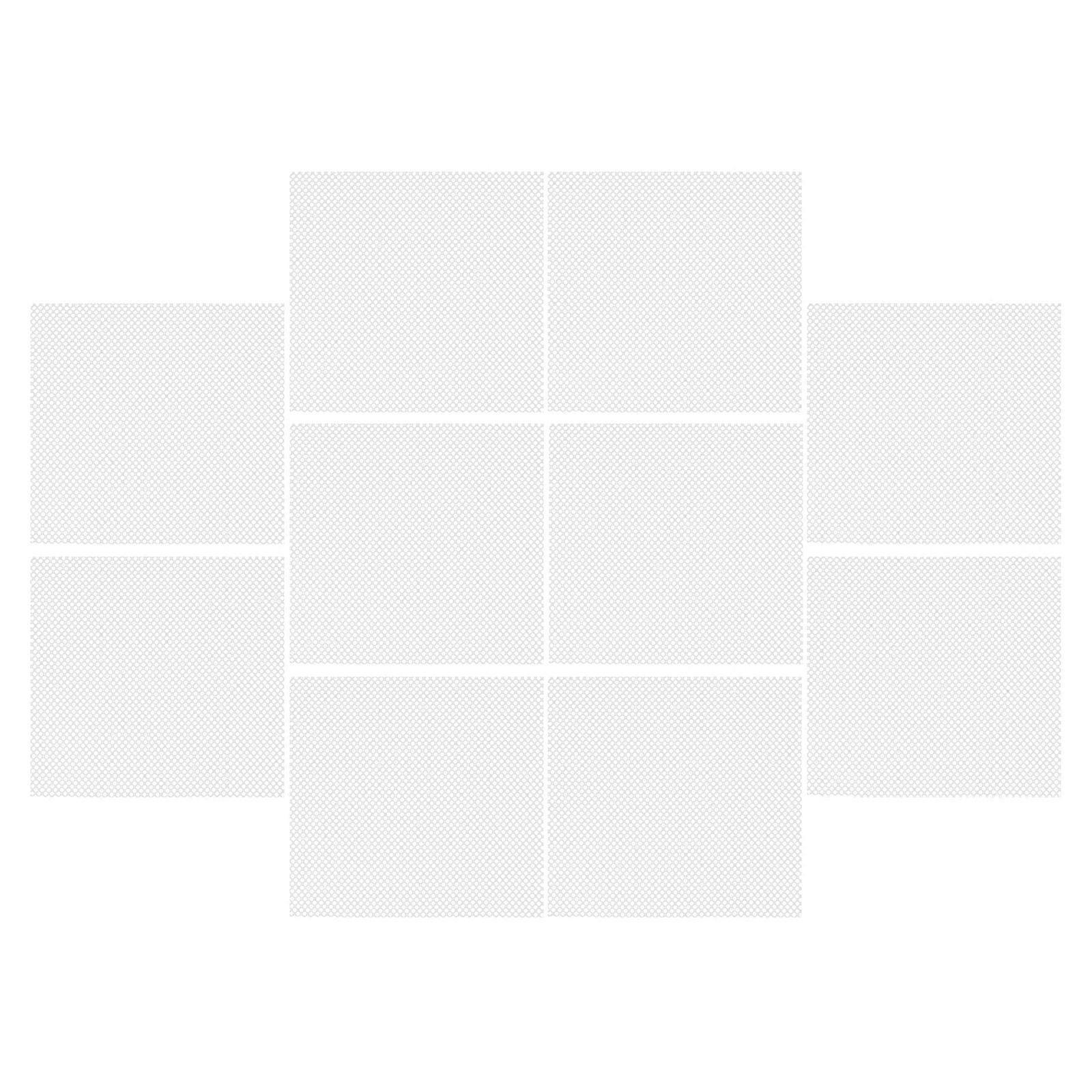 White Mesh Fabric Eye Mesh for Mask Waterproof 10Pcs Craft Material