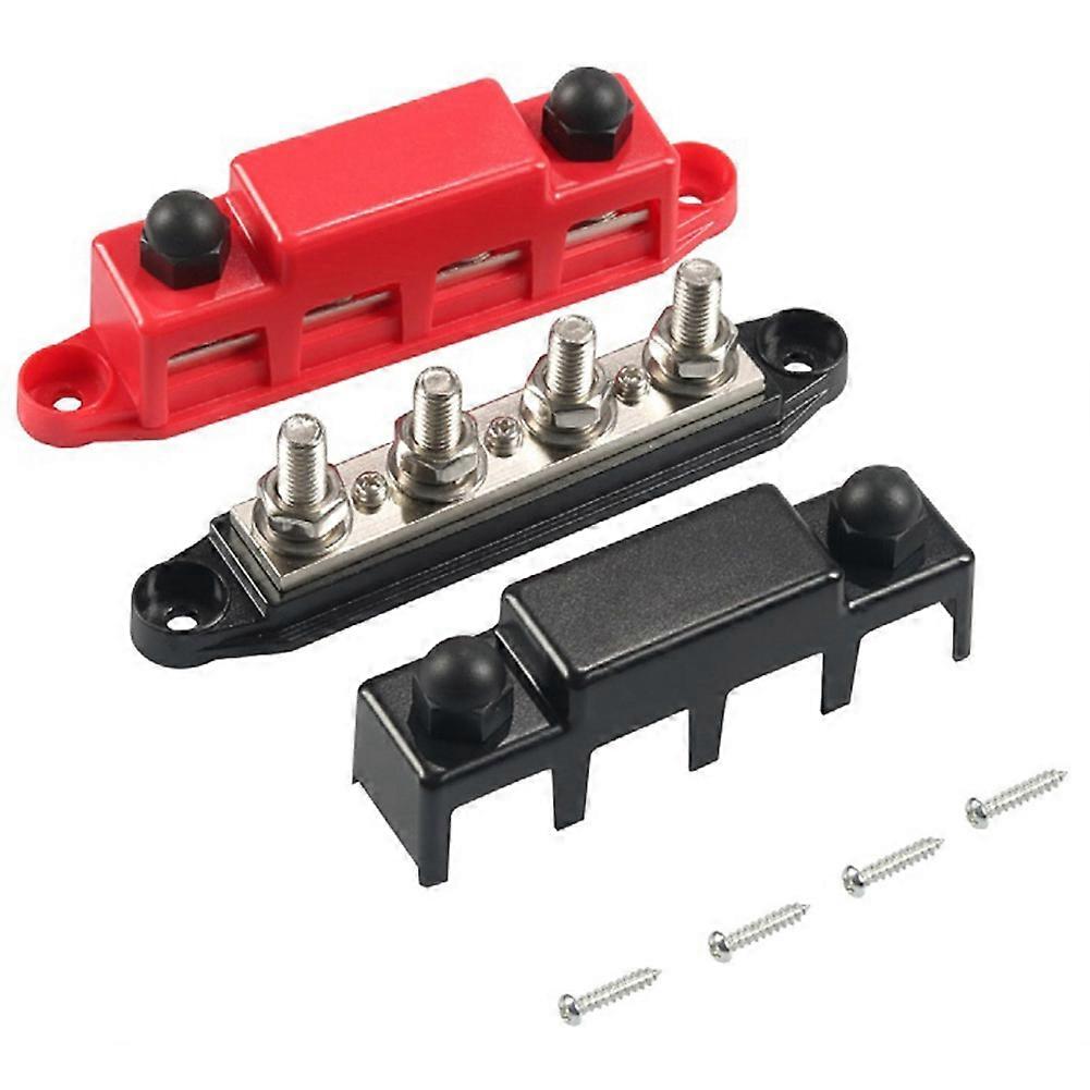 4 Way Busbar M10 High-Current Terminal Stud Multi-Function RV Conversion Accessories Car Accessories RV Supplies