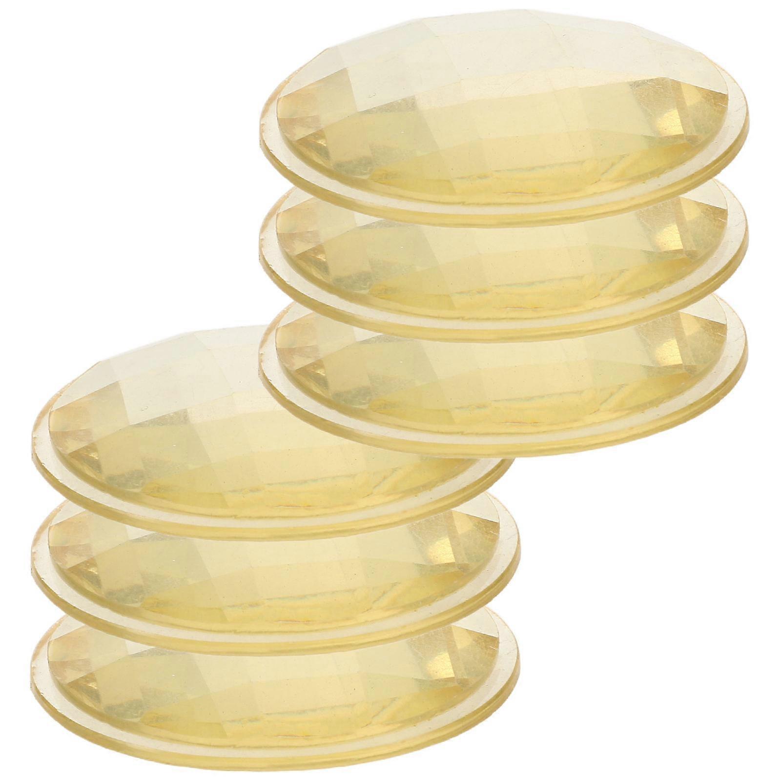 6pcs Clear Plastic Lens for DIY Kaleidoscopes High Definition Prism Lenses Set for Making Your Own Homemade Kaleidoscope