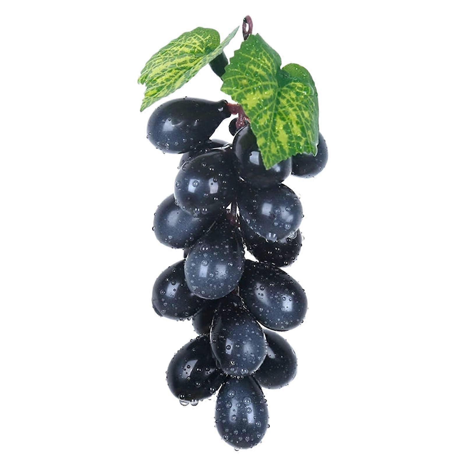 Realistic Artificial Grapes, Plastic Fruit Decor for Dining Table & Cabinet Display, compatible with Elapind