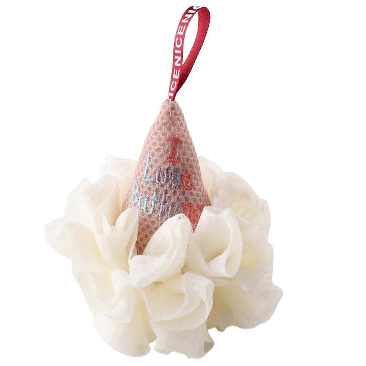 Bath Loofah Shower Sponge for Deep Exfoliation and Gentle Cleansing with Rich Lather Mesh Pouf