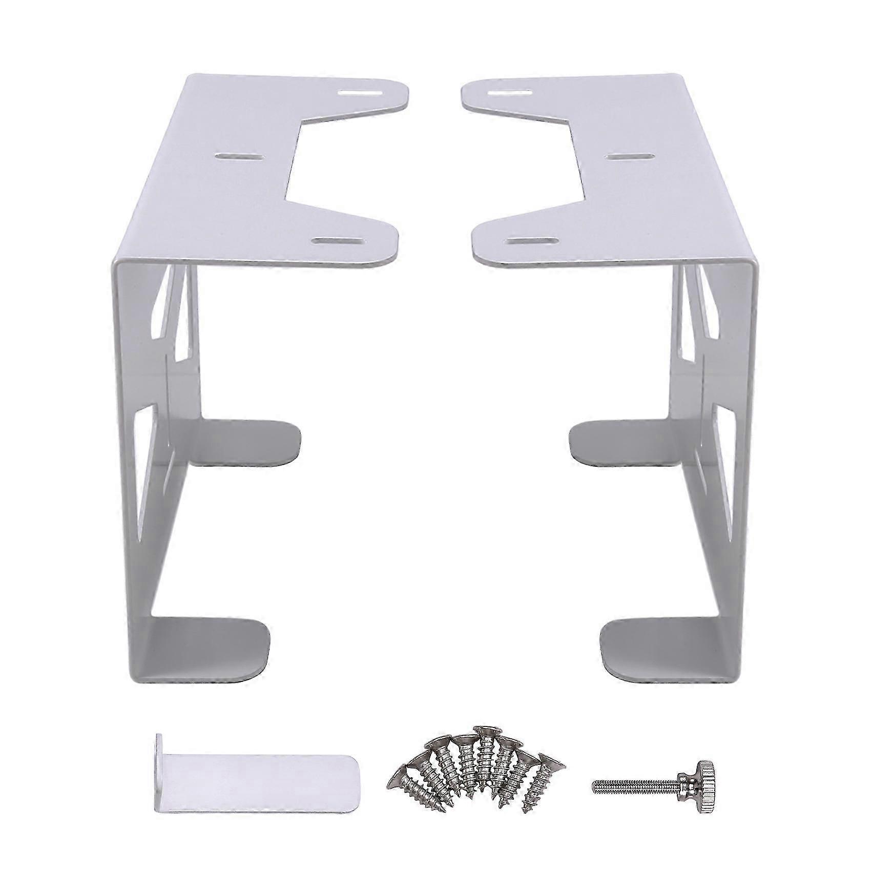 Metal Under Desk Game Console Organizers Storage Holder Stand Suitable for PS5 Console Space Saving Mount