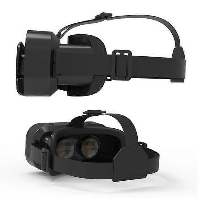 Virtual Reality Headset with Adjustable Head Strap for Immersive 3D Gaming and Smartphone Use