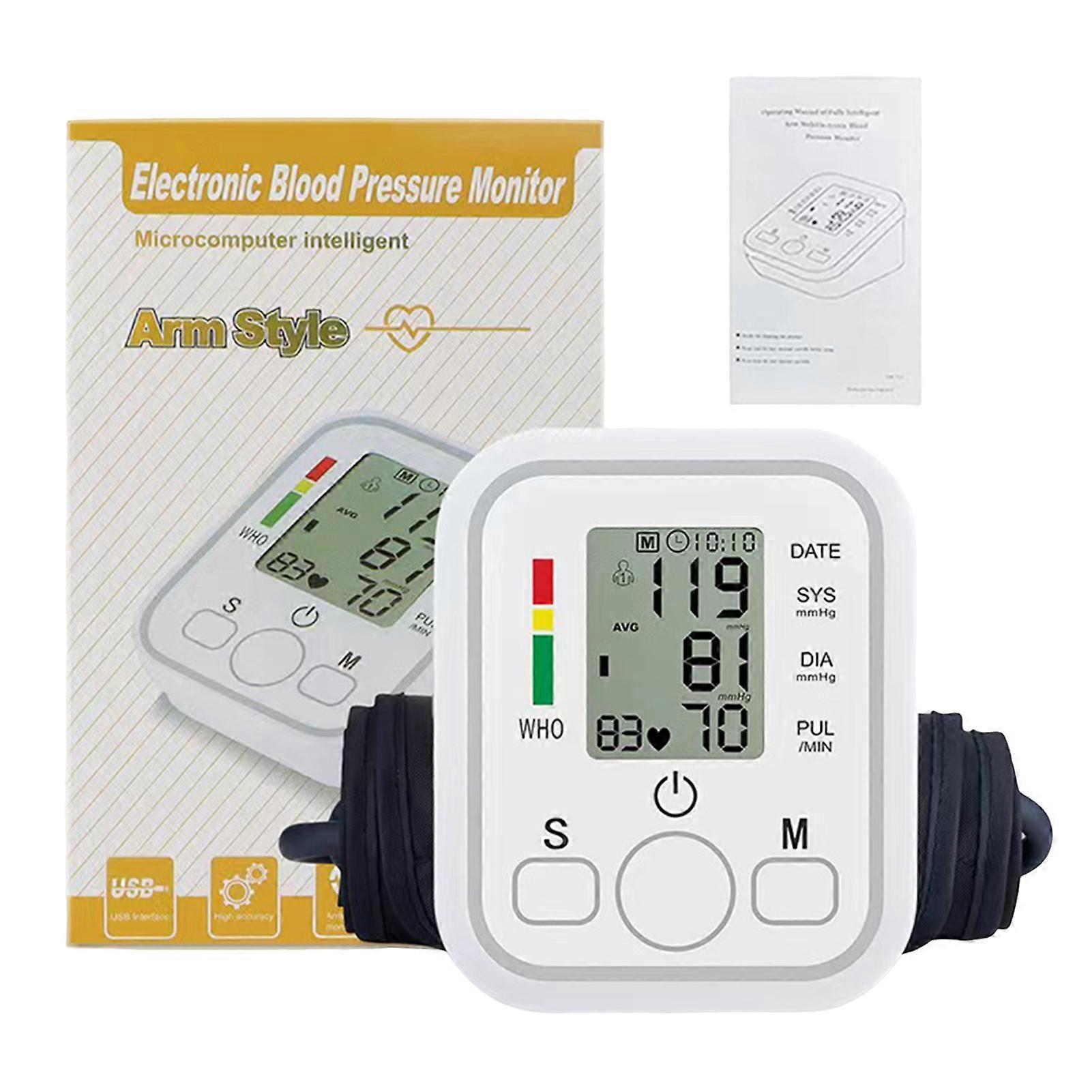 Digital Automatic Blood Pressure Monitors Upper Arm-BP Machine for Home Use Elderly