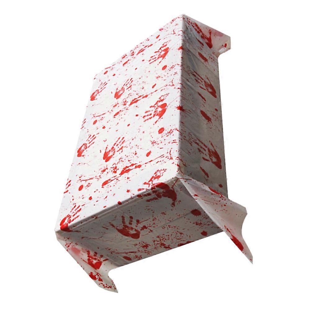Red Halloween Tablecloth Waterproof Tablecloth for Decoration 2Pcs Hands Pattern