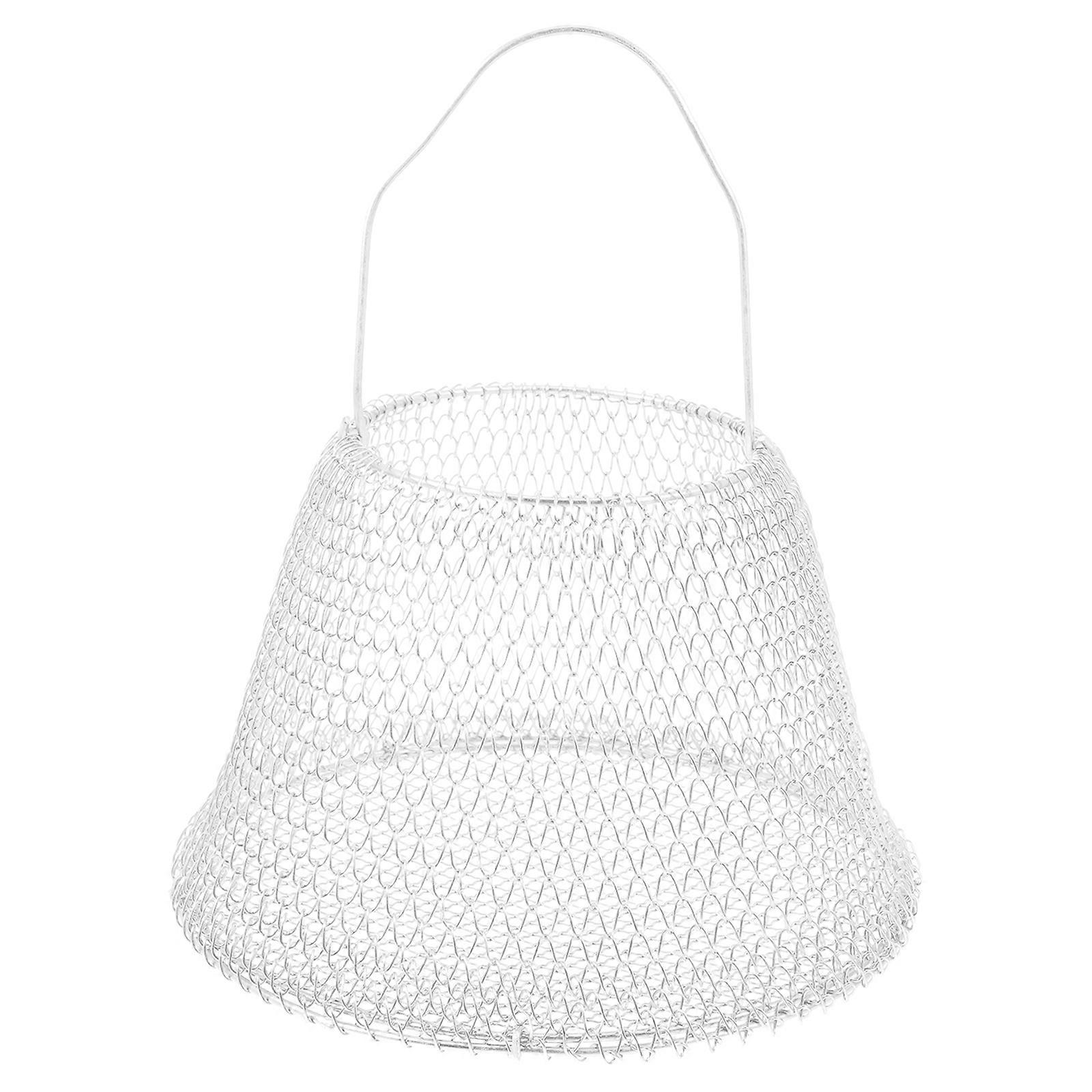 Egg Storage Basket Portable Egg Basket for Home Use 4Pcs Silver